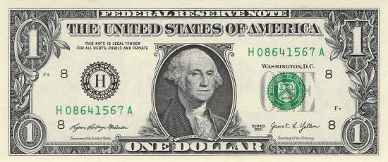 USA 1 Dollar 2021 ST Louis